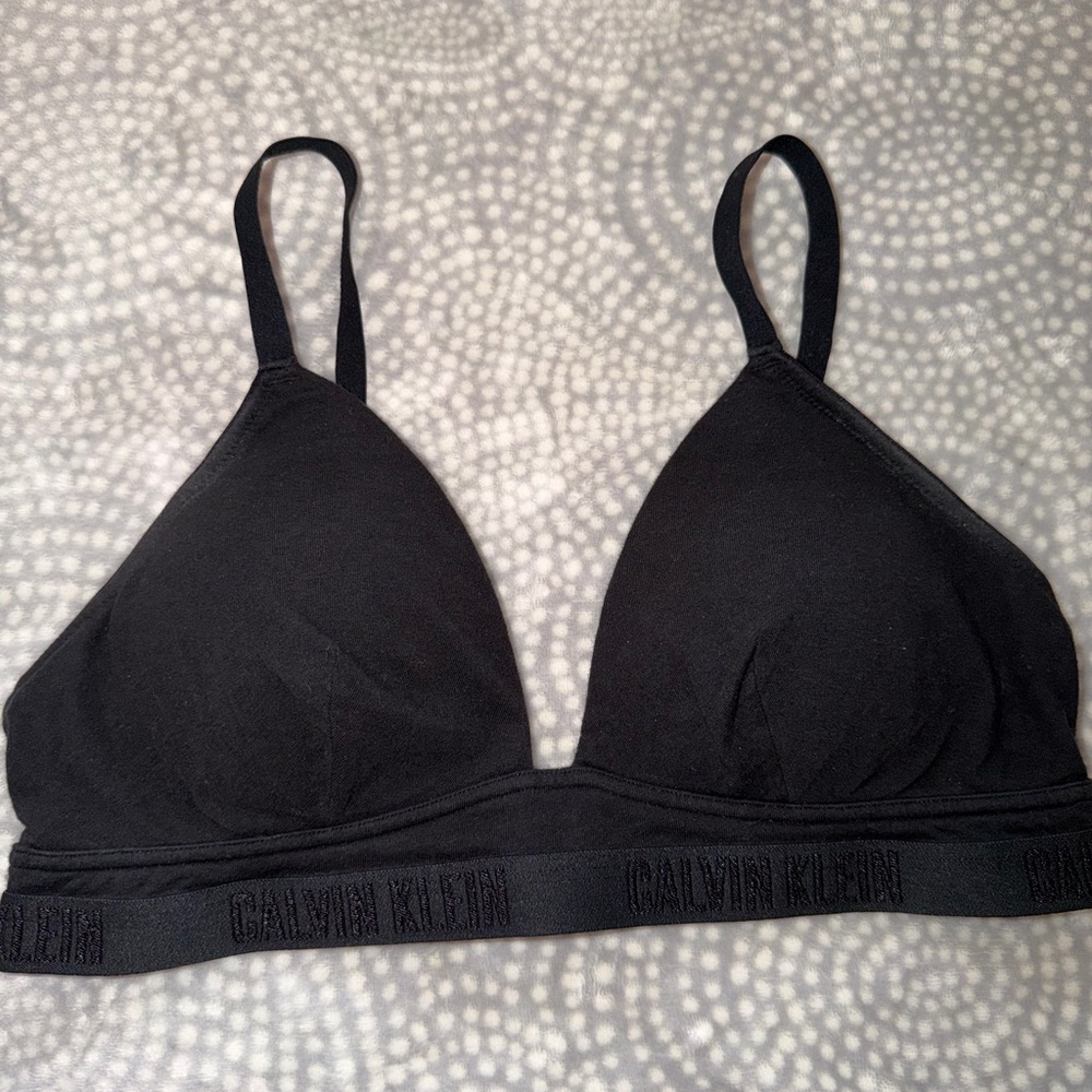 Calvin Klein Classic Black Triangle Bralette